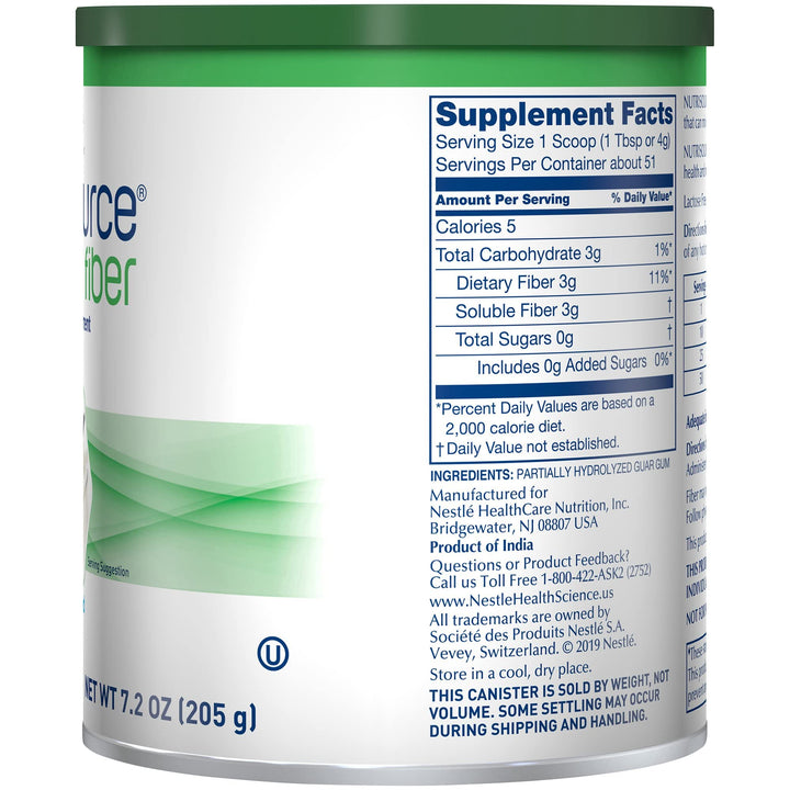 Nutrisource Fiber Powder in smoothie blends easily into shakes