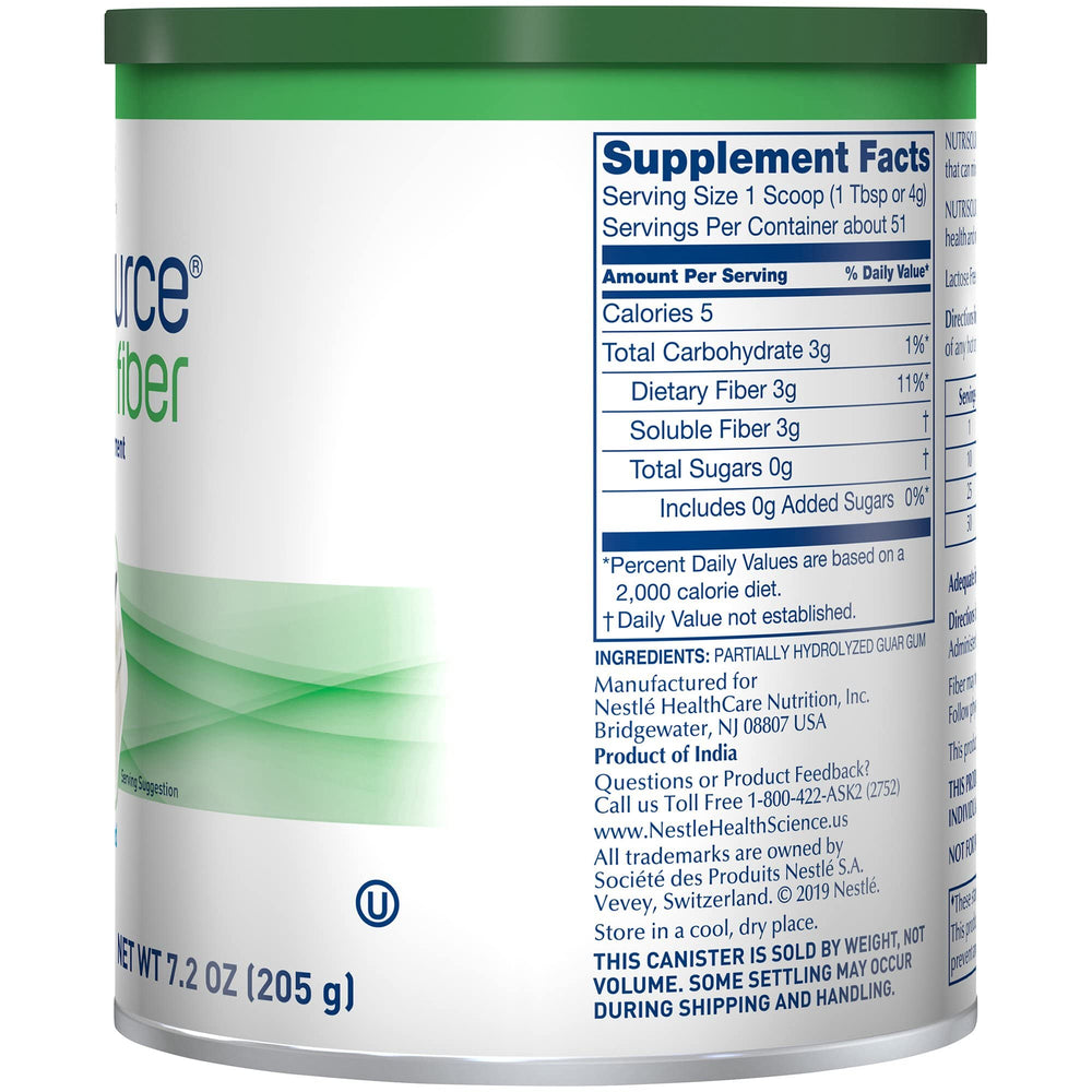 Nutrisource Fiber Powder in smoothie blends easily into shakes
