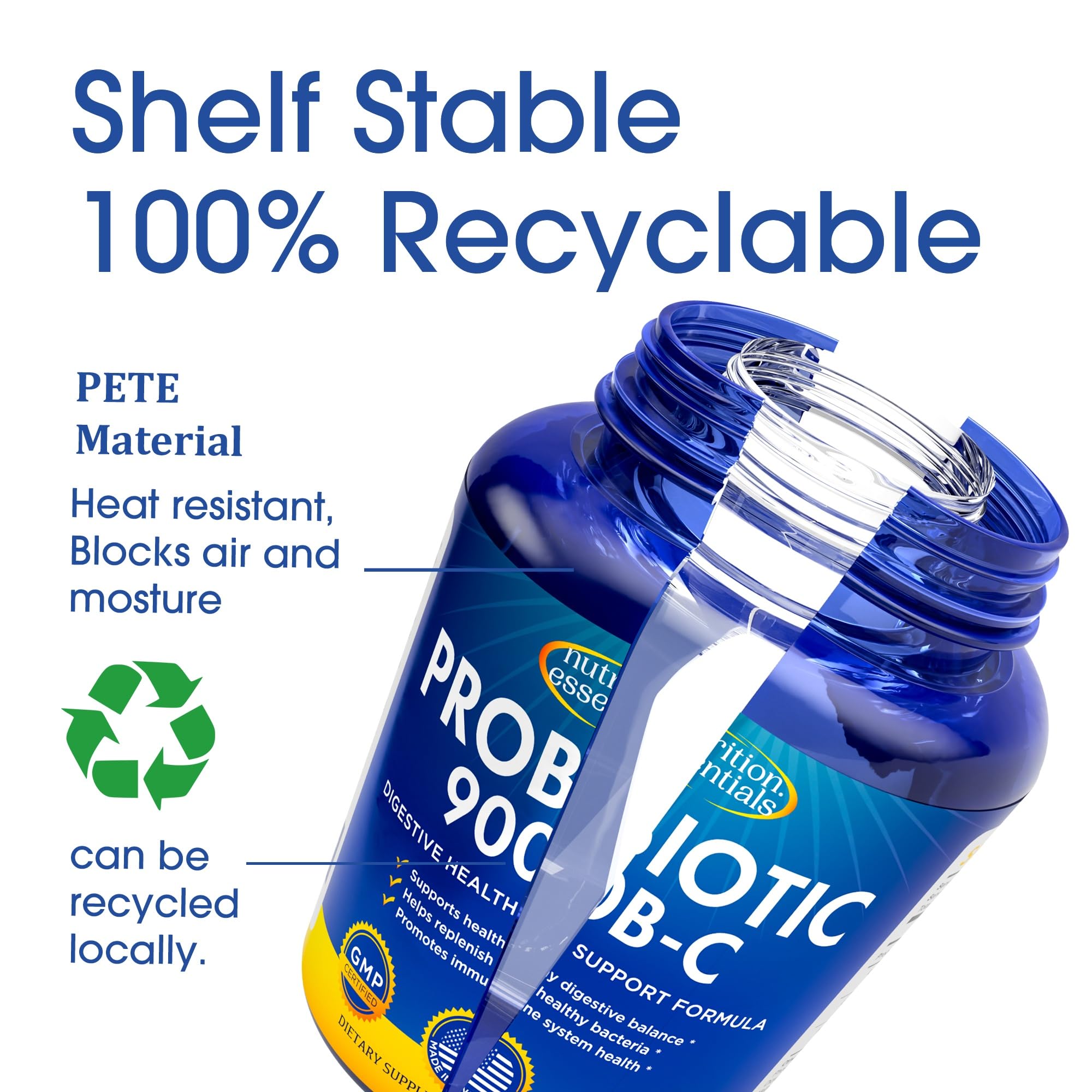 In-vitro pH testing label indicates stomach-friendly formulation.