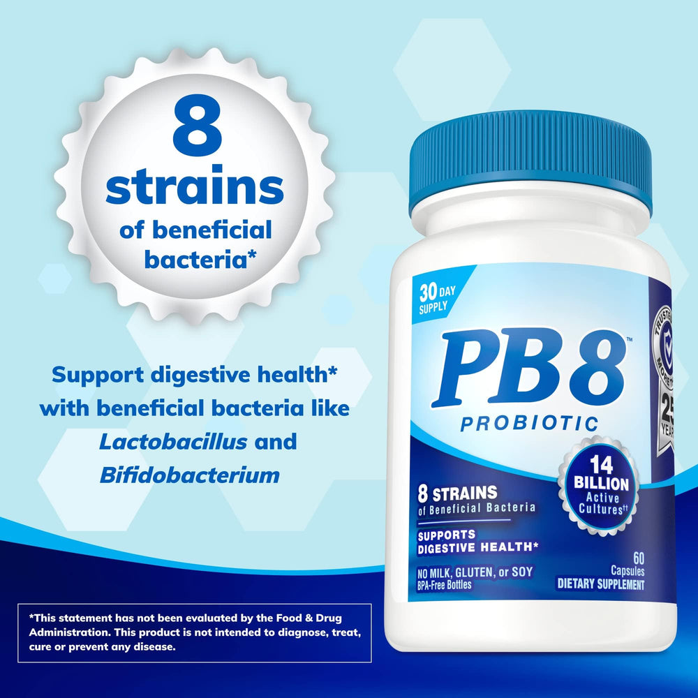Nutrition Now PB 8 bottle resting on a kitchen surface for daily use