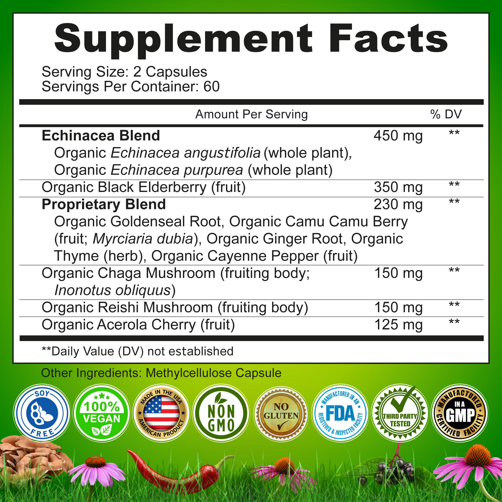 Nutrition Restore third-party testing badge with capsules ensures purity.