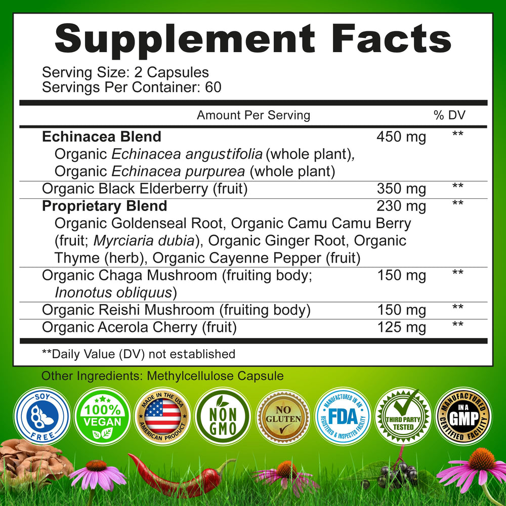 Nutrition Restore third-party testing badge with capsules ensures purity.
