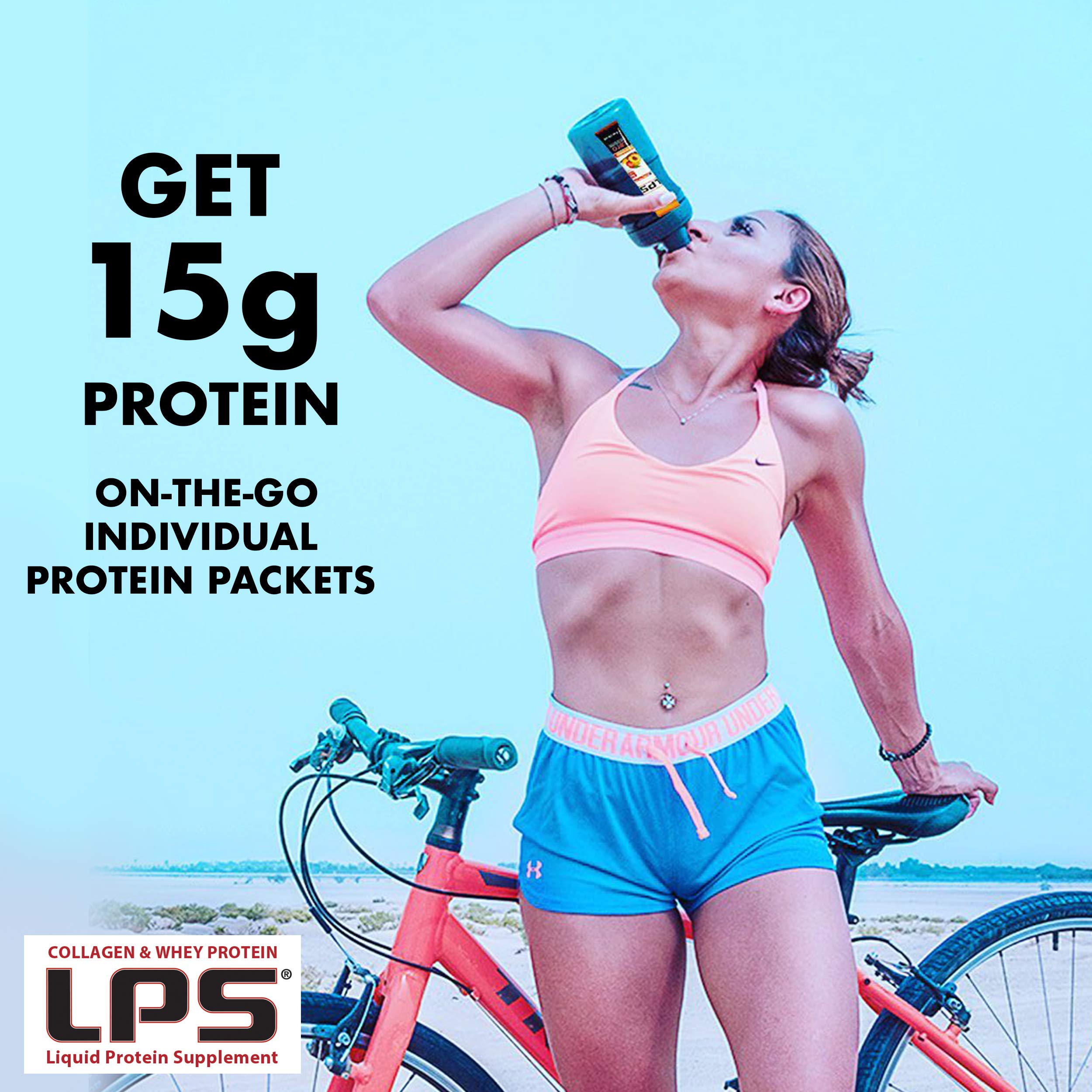 Nutritional Designs LPS single-serve packets for on-the-go protein