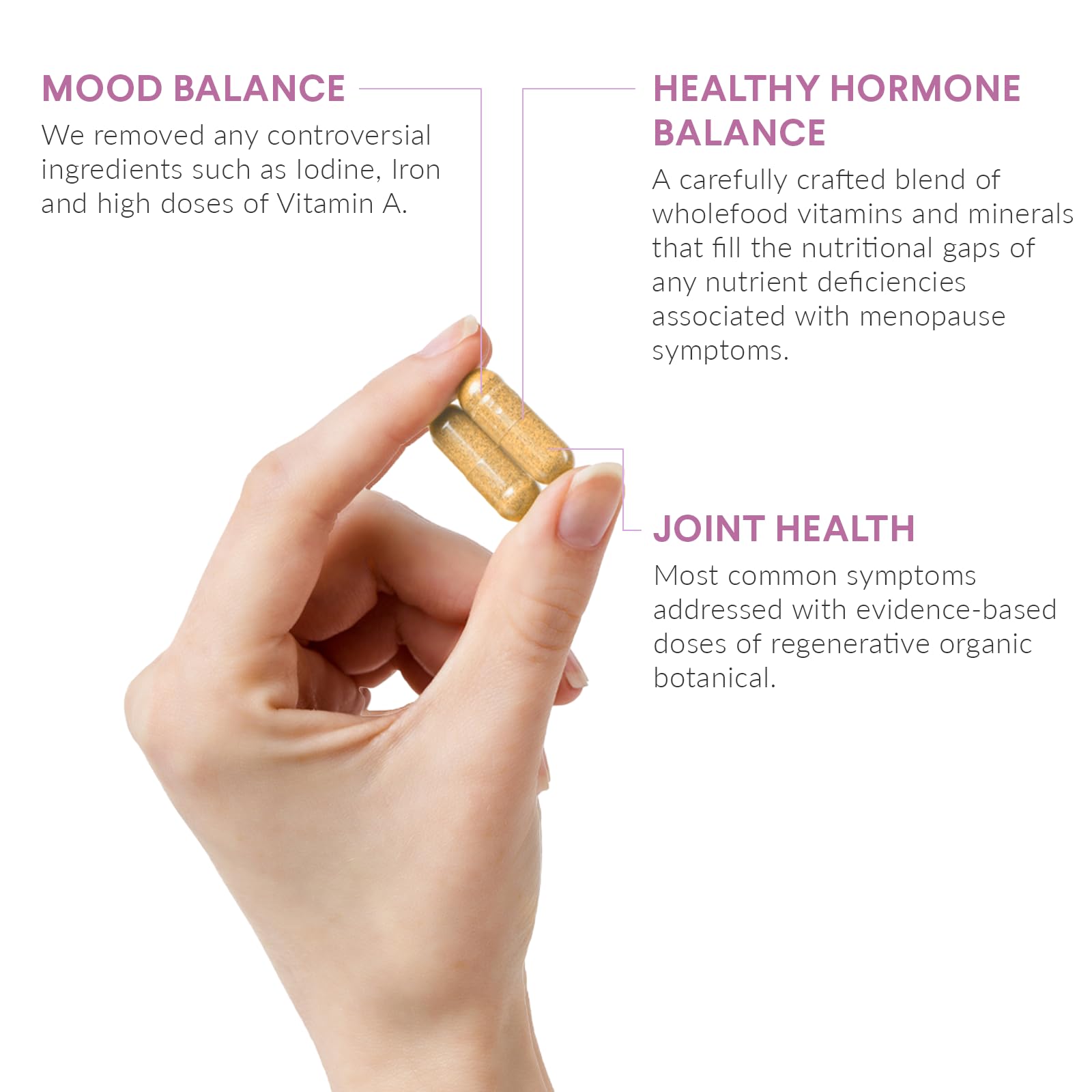 Nutritional Roots 5-in-1 capsules closeup supports daily wellness routines.