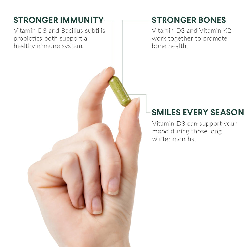 Nutritional Roots algal omega-3 DHA bottle for vegan nutrition