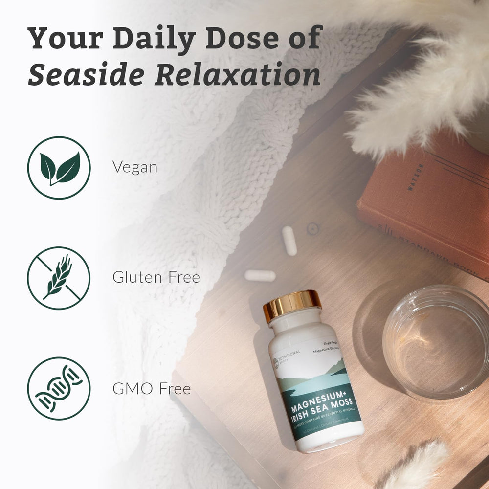 Nutritional Roots capsules being taken as part of a morning routine.