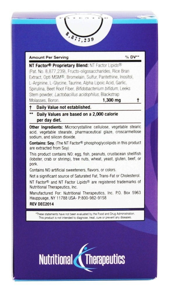 NTFactor mitochondrial fuel blend container supports cellular energy production.