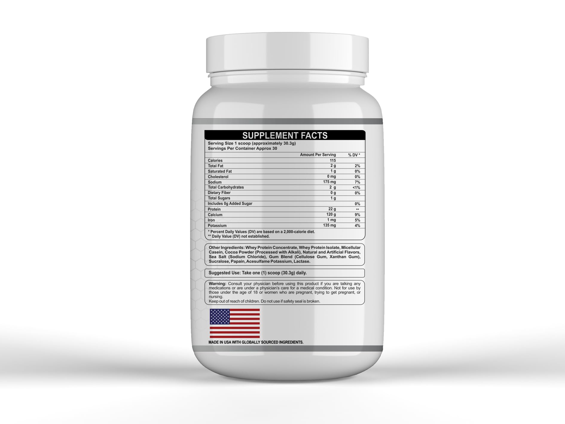 NutritionBizz Warfare scoop-dispense highlights convenient protein portions for workouts.