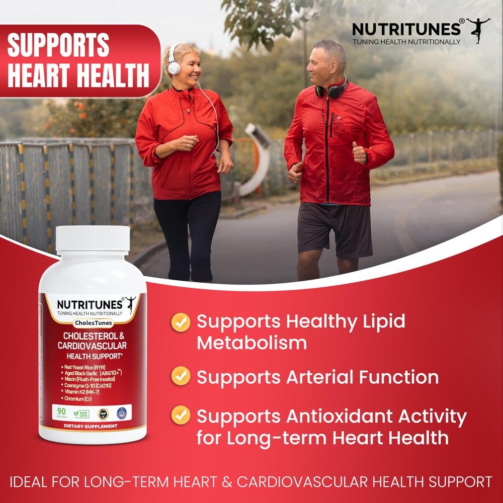 Nutritunes niacin-chromium formula highlights metabolic balance and lipid metabolism support.