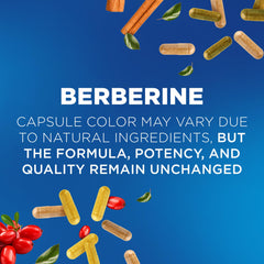 Nutrivein Berberine Cinnamon label indicating blend for sugar metabolism