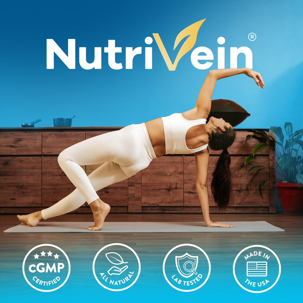 Nutrivein zinc gluconate 100mg packaging with pill count for easy planning