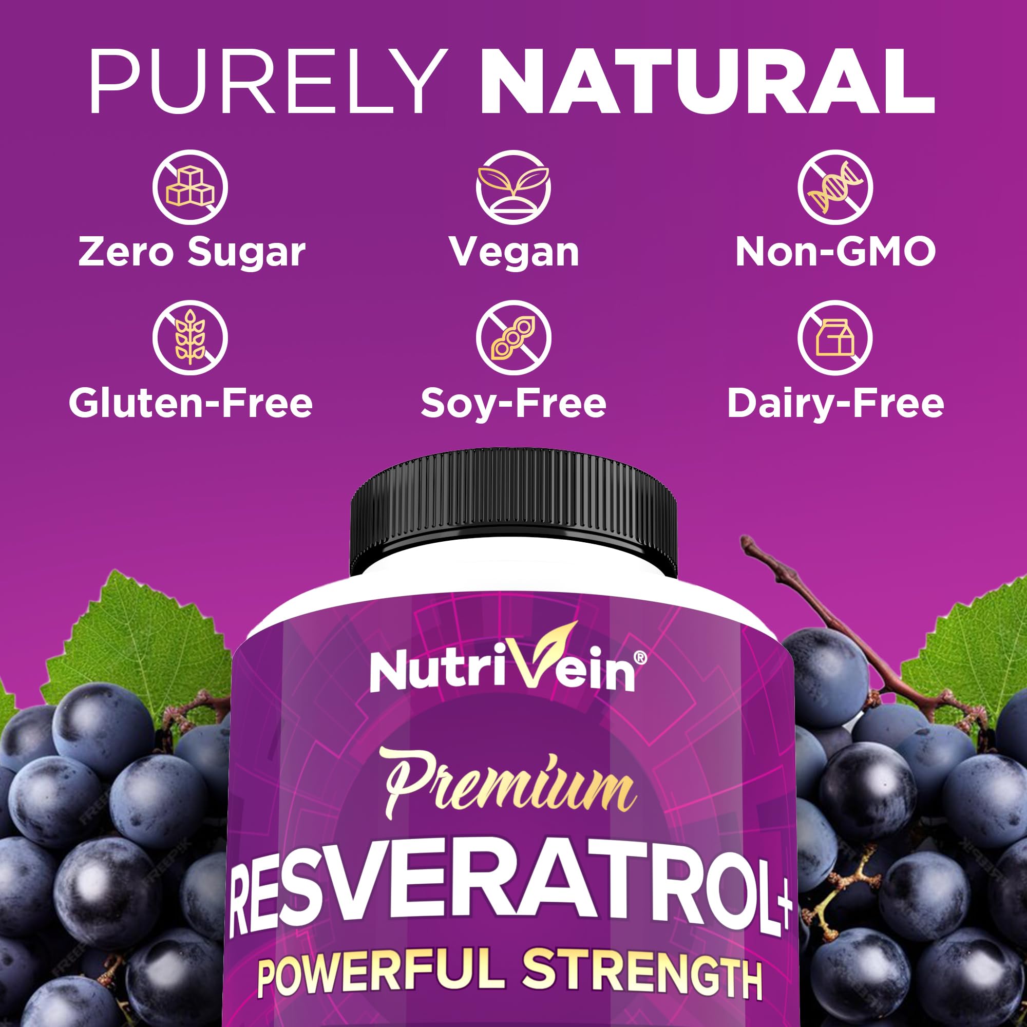 Nutrivein Resveratrol green tea leaf powder adds antioxidants