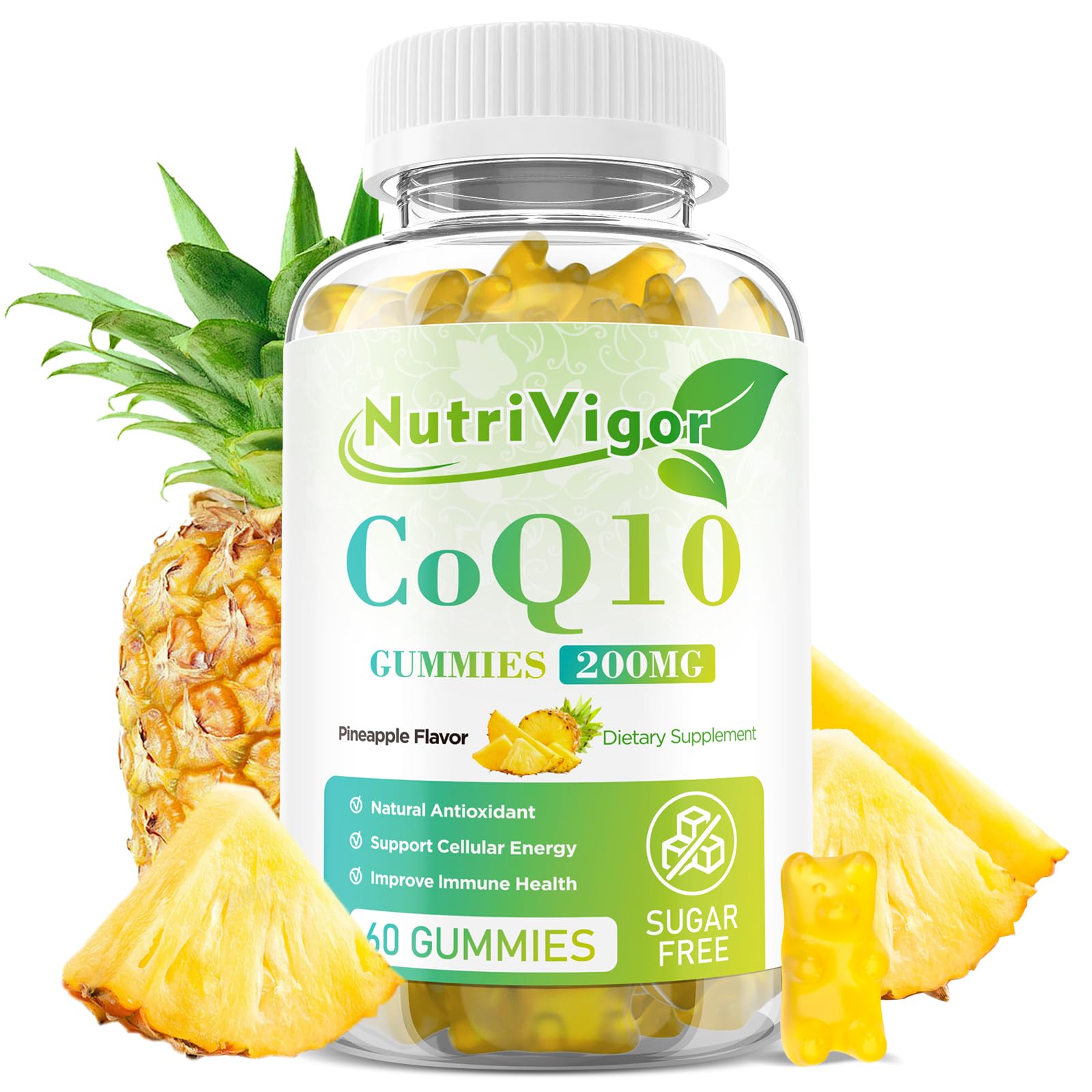 NutriVigor CoQ10 Gummies cardiovascular-support lifestyle shot