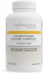 NutriVitamin Enzyme Complex dairy-free icon on packaging.