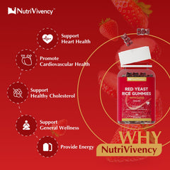 NutriVivency gummy strawberry flavor ready to enjoy on the go.