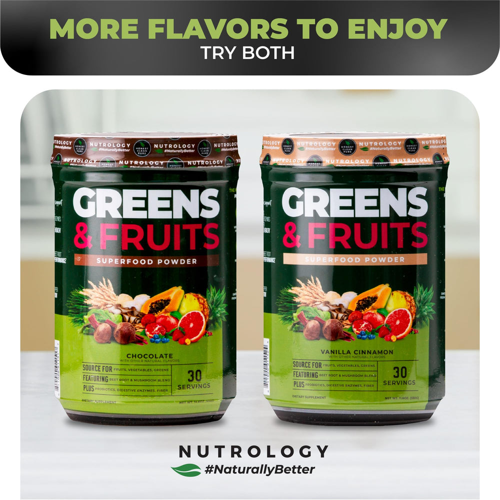 Nutrology Beet-Powder Mushroom-Blend close-up shows earthy nutrition versatility