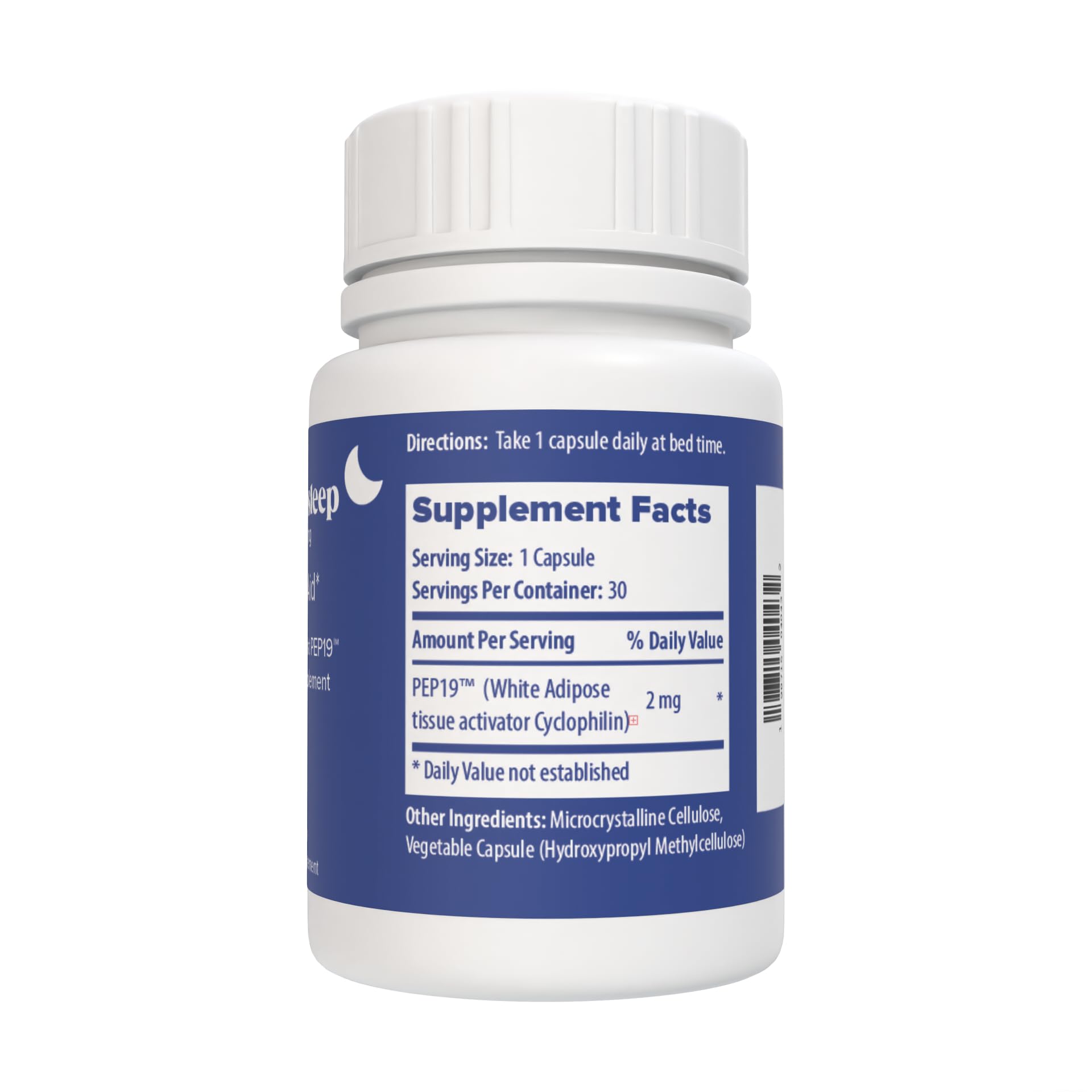 Nutrosleep PEP19 tranquil evening flatlay with capsules promotes smoother nights.