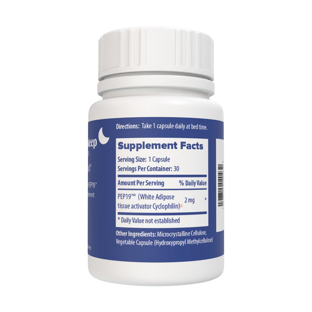 Nutrosleep PEP19 tranquil evening flatlay with capsules promotes smoother nights.