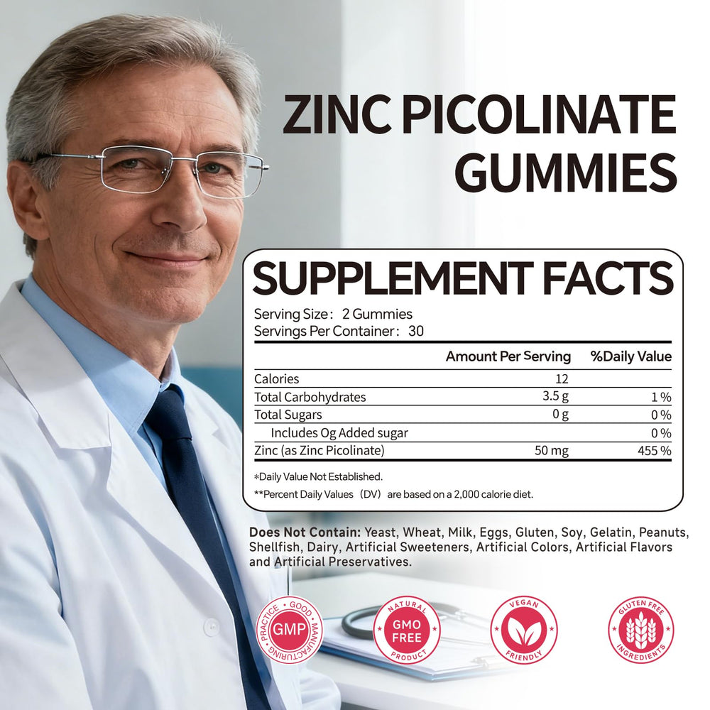 Nutrwarmmm serving two gummies for daily zinc support