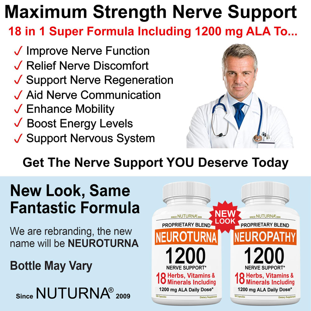 Nuturna hand-holding bottle suggests on-the-go nerve support.