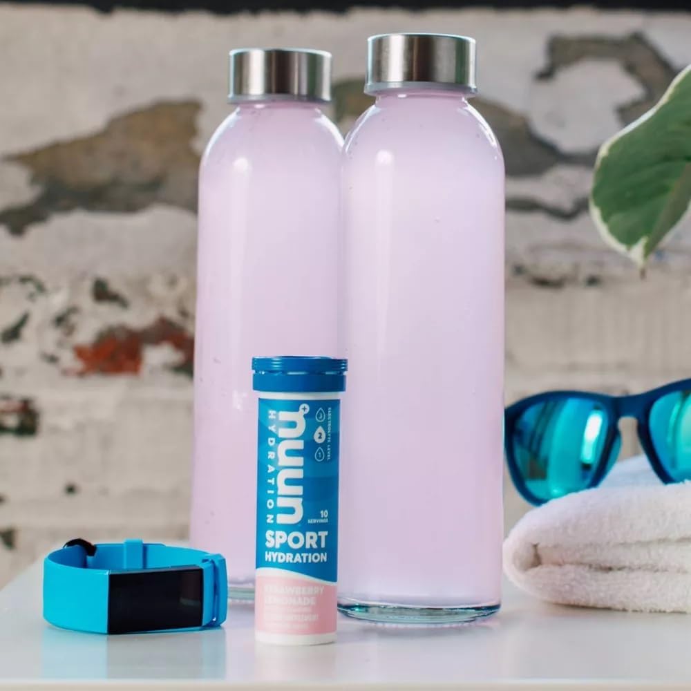 Athlete on outdoor run using Nuun Active to stay hydrated.