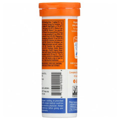 Nuun Immunity dissolving in water releases blueberry-tangerine flavor