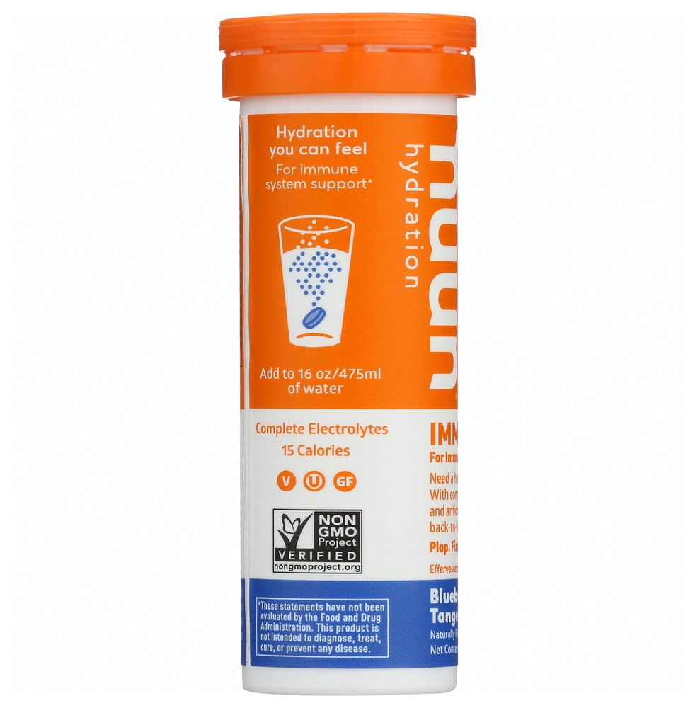 Nuun Immunity tablets ready to dissolve, convenient daily hydration