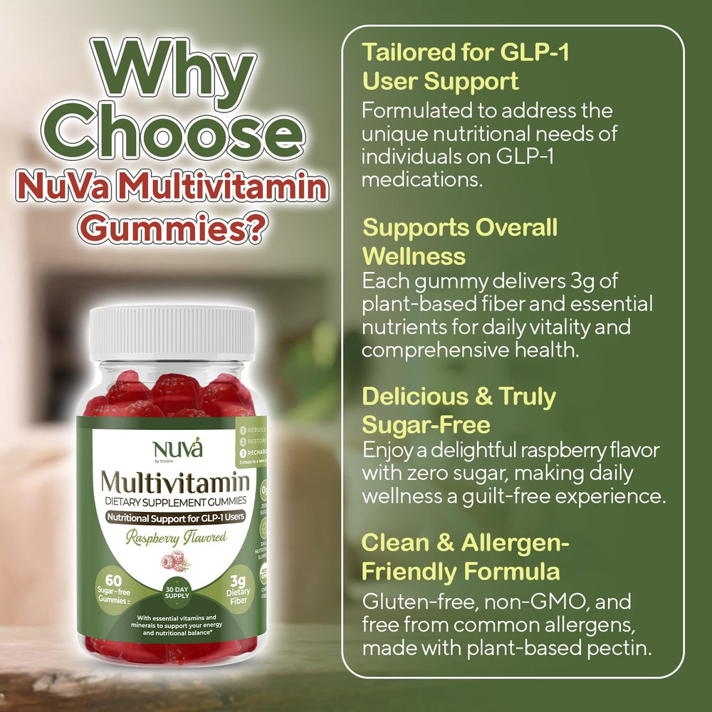 Gummy with a note about 3g fiber per piece for digestion support.