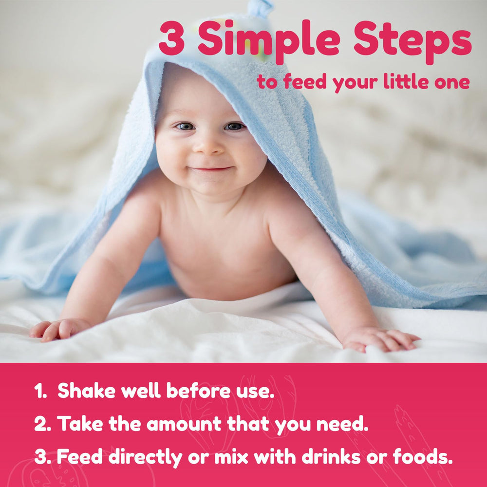 Nuvamin bottle beside a glass of juice illustrating easy daily use