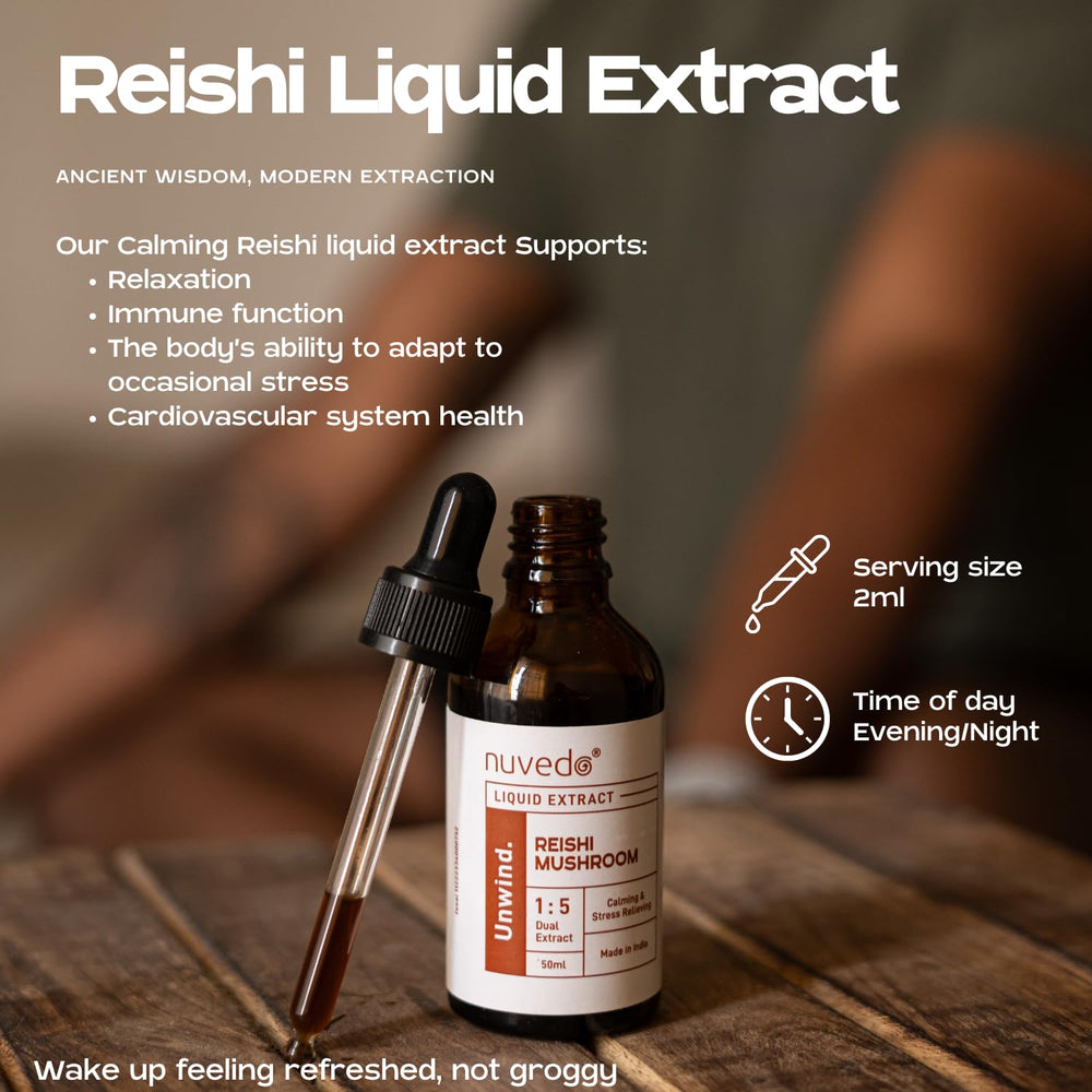 Nuvedo Reishi ethically sourced, natural ingredients.