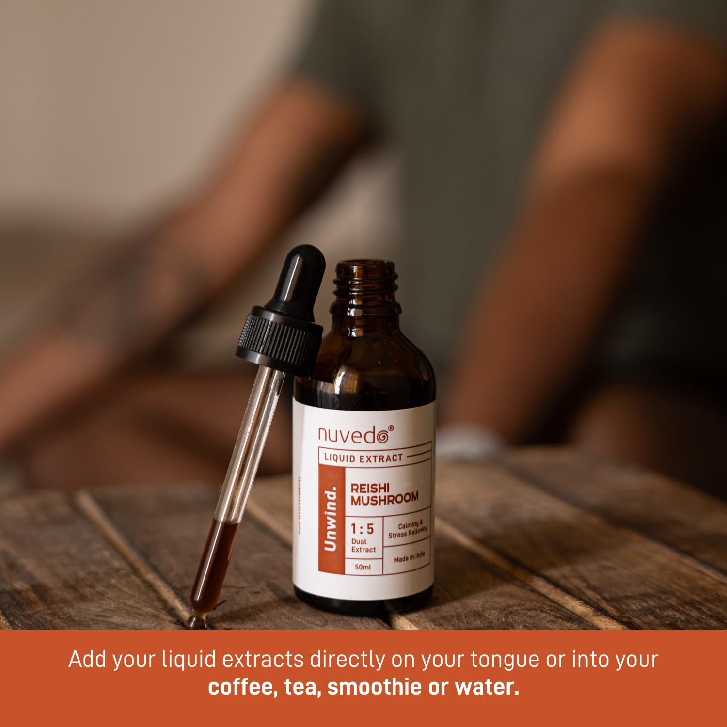 Nuvedo Reishi drops featured on Shark Tank India.