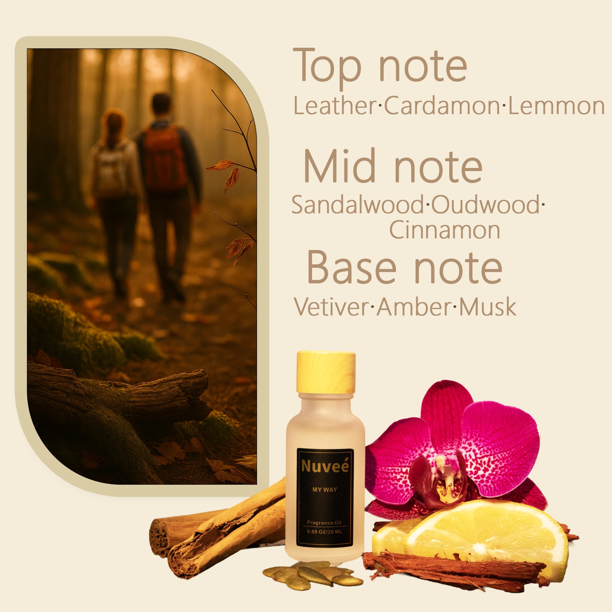 Nuveé Sweet Orange 20ml bottle on a shelf, uplifting rituals.