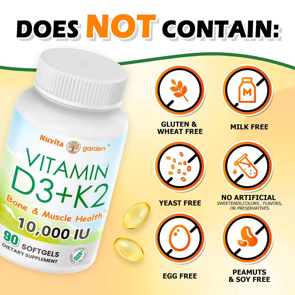 A daily routine image with NuvitaGarden D3 K2 taken with meals