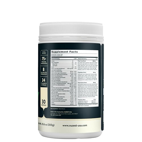 Nuzest greens scoop showing easy measurement for precise daily servings