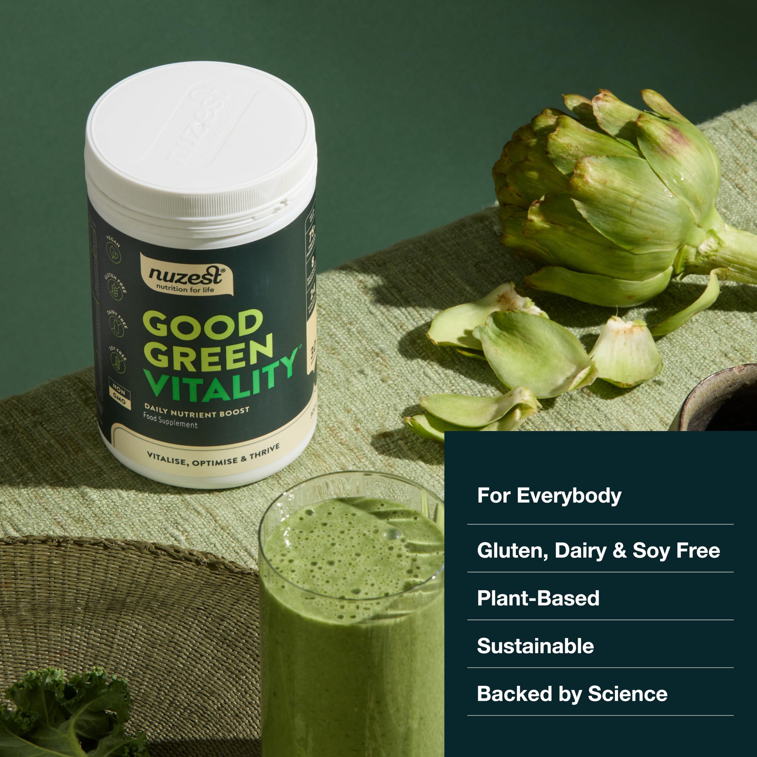 Nuzest science-backed formulation showcases vitamins, minerals, polyphenols, and adaptogens
