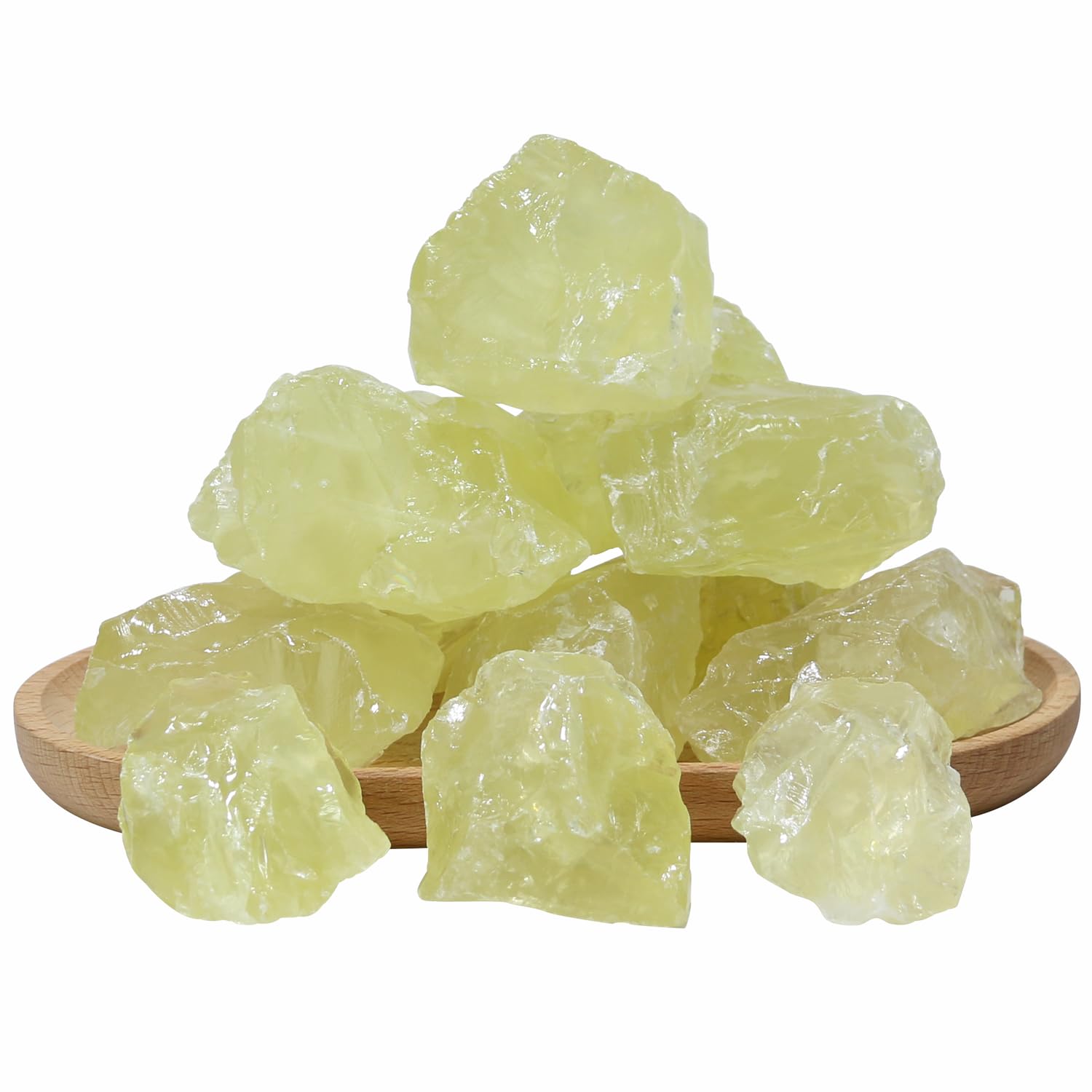 Nvzi citrine stones bulk for meditation corners and desk spaces