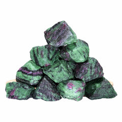 Nvzi ruby zoisite crystals varied sizes ready for crystal grids