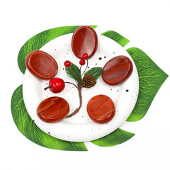 Nvzi Red Jasper chakra crystal used during yoga and Reiki