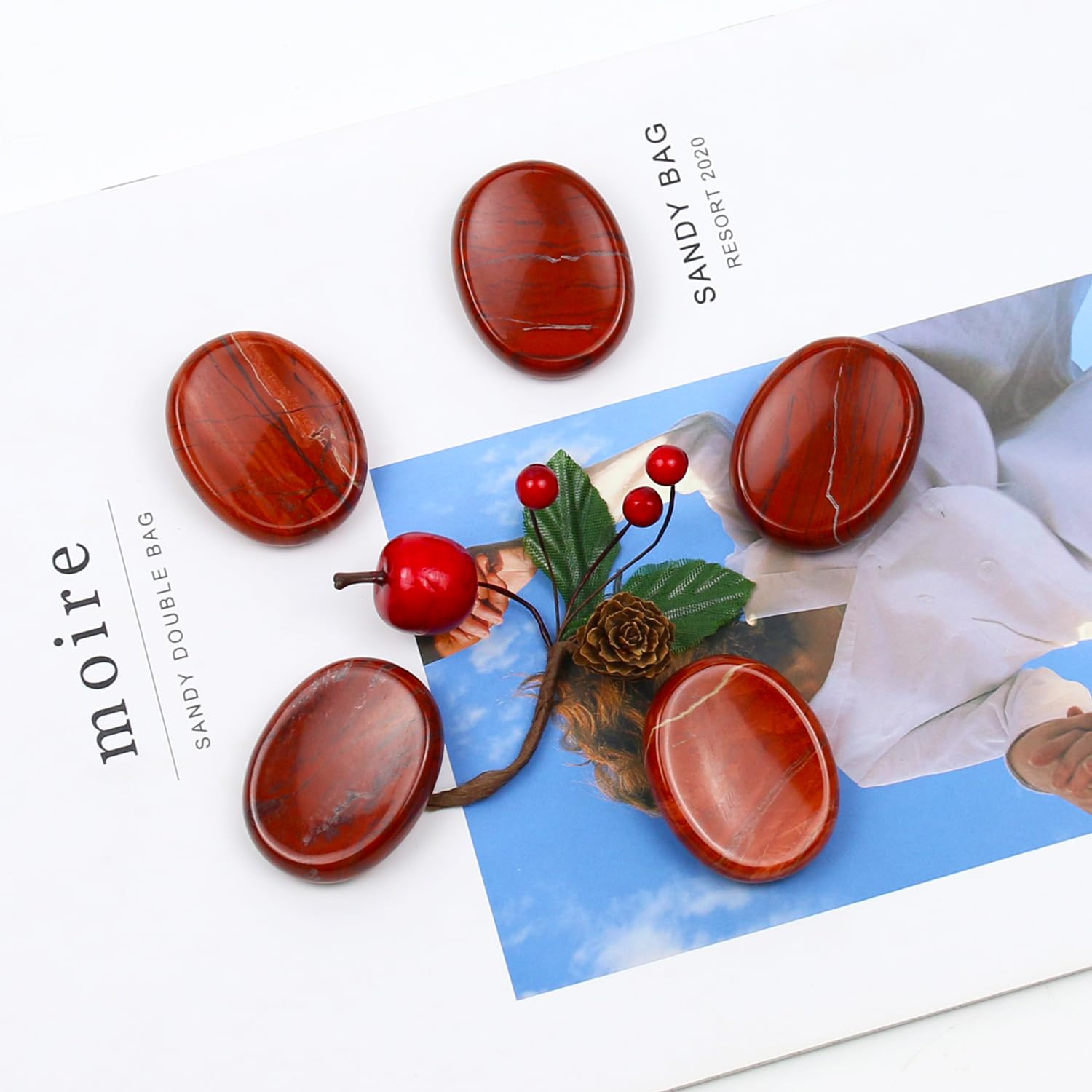 Nvzi Red Jasper Reiki stone for energy work