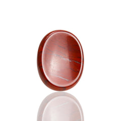 Nvzi Red Jasper worry stone thumb stone for grounding and focus