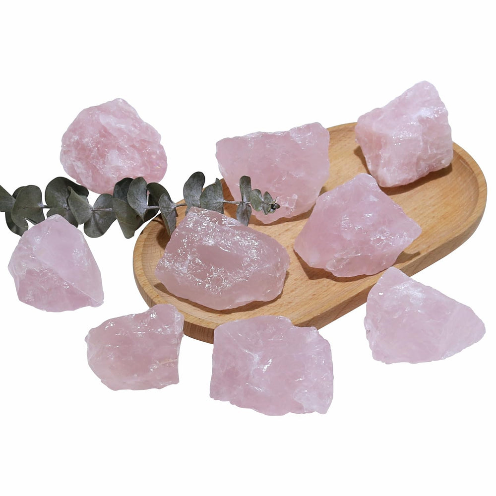Nvzi rose quartz crystal cluster for meditation and healing rituals