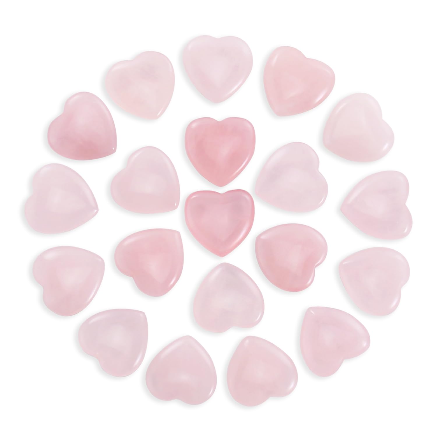 Nvzi rose-quartz-heart stone close-up for meditation and chakra balance