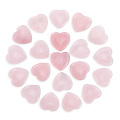 Nvzi rose-quartz-heart stone close-up for meditation and chakra balance