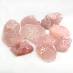 Nvzi Rose Quartz natural clusters for meditation grids