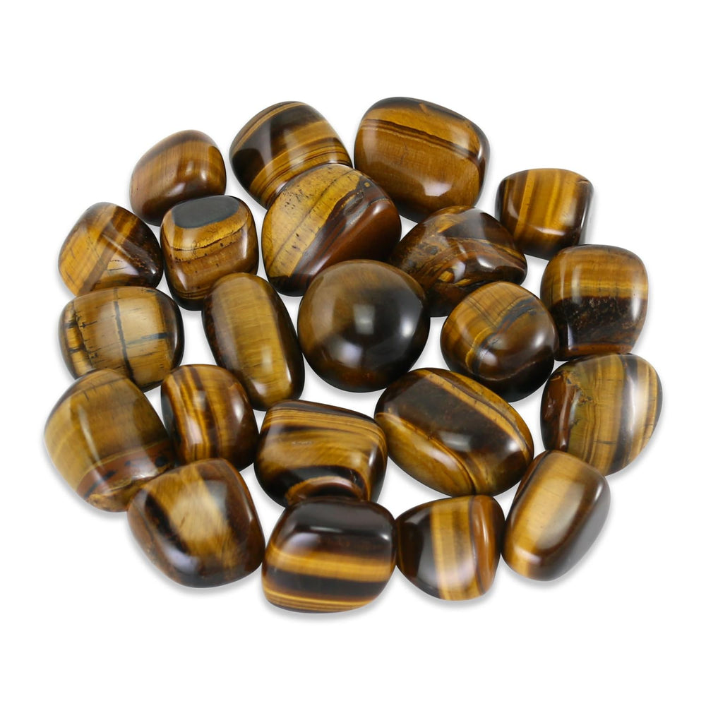 Nvzi Tiger's Eye crystal stone 0-5lb shows rich bands for meditation and home decor