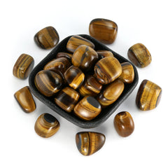 Nvzi Tiger's Eye meditation stone supports calm breathing and tactile grounding