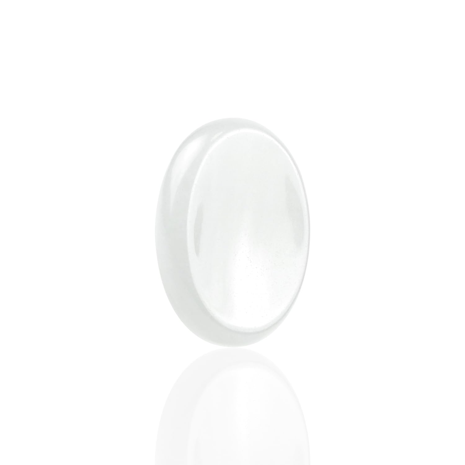 Nvzi worry stone quartz oval palm stone for calming meditation