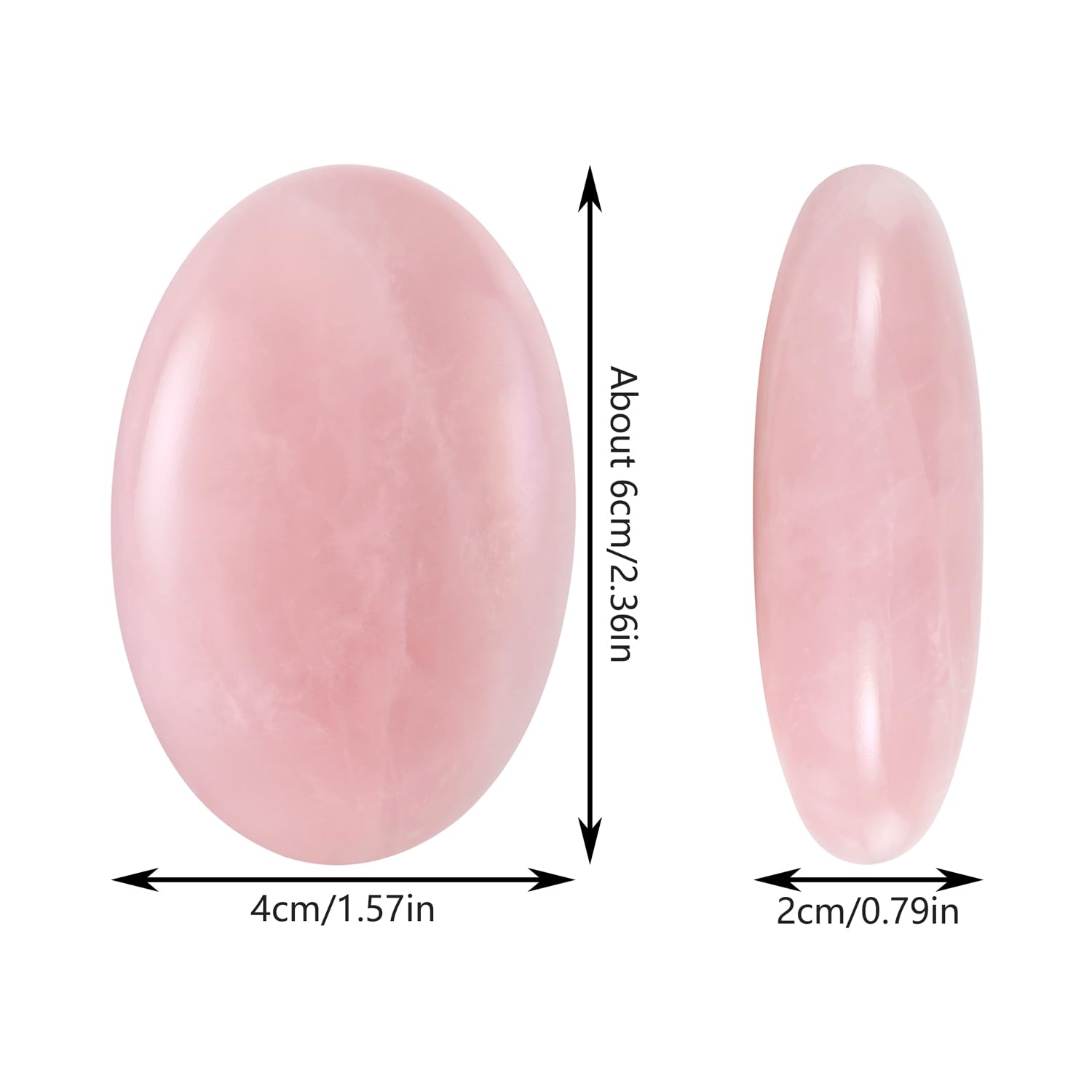 Nvzi worry stone with silky finish ready for tactile mindfulness sessions