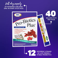 LEADS delivery system highlighted on NWC Naturals Pro-Biotics Plus packaging.