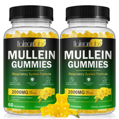 Nyloriaine Mullein Gummies bottle front for daily respiratory support